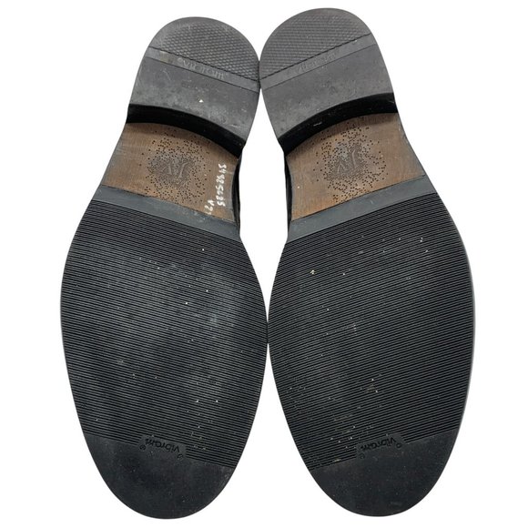 John Varvatos Brown Leather Lace Up Moto Cap Toe Ankle Boots Men’s Sz 8.5 - Picture 10 of 14